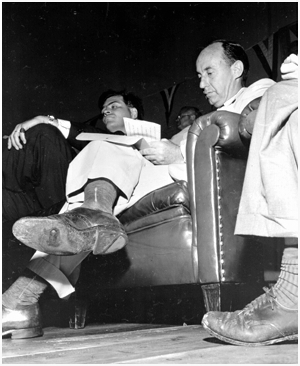 Adlai Stevenson with a hole in his shoe.jpg